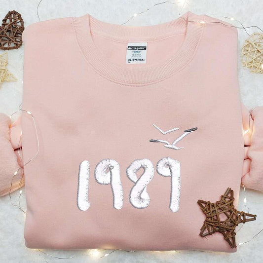 1989 Eras Tour Embroidered Shirt Celebrity Embroidered Hoodie Best Gift For Fans