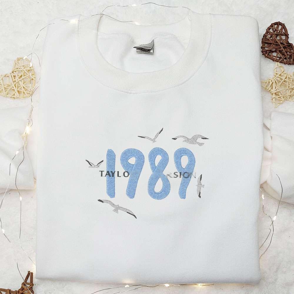 1989 Taylors Version Eras Tour Embroidered Shirt Celebrity Embroidered Hoodie Best Gift For Fans