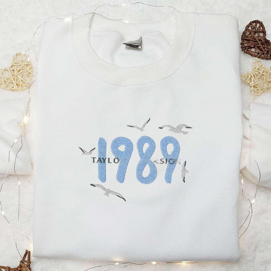 1989 Taylors Version Eras Tour Embroidered Shirt Celebrity Embroidered Hoodie Best Gift For Fans