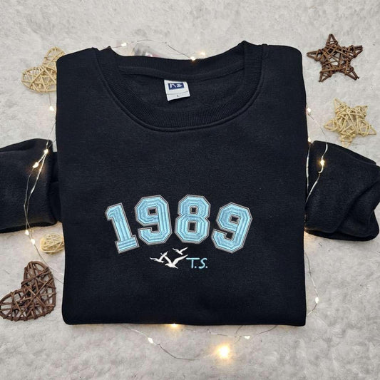 1989 Taylors Version Embroidered Shirt Celebrity Embroidered Hoodie Best Gift For Fans