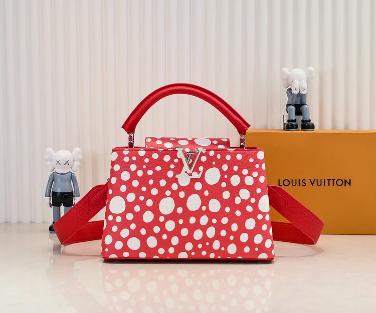 Louis x YK Capucines Taurillon new arrival bag size : 27 x 18 x 9 cm