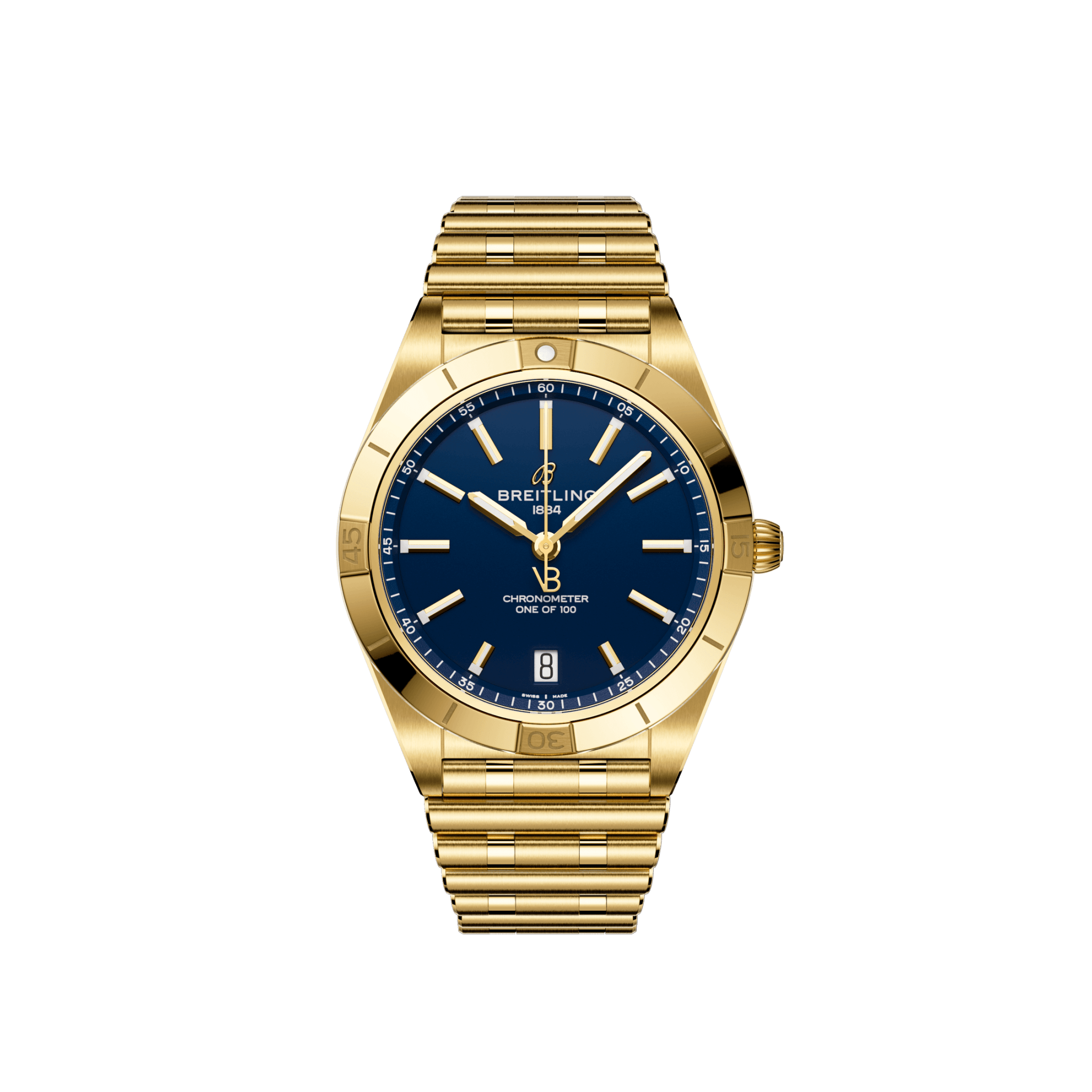Breitling Chronomat Automatic 36 Victoria Beckham, 18k Yellow Gold, Ref# K103801A1C1K1, Unworn 2024