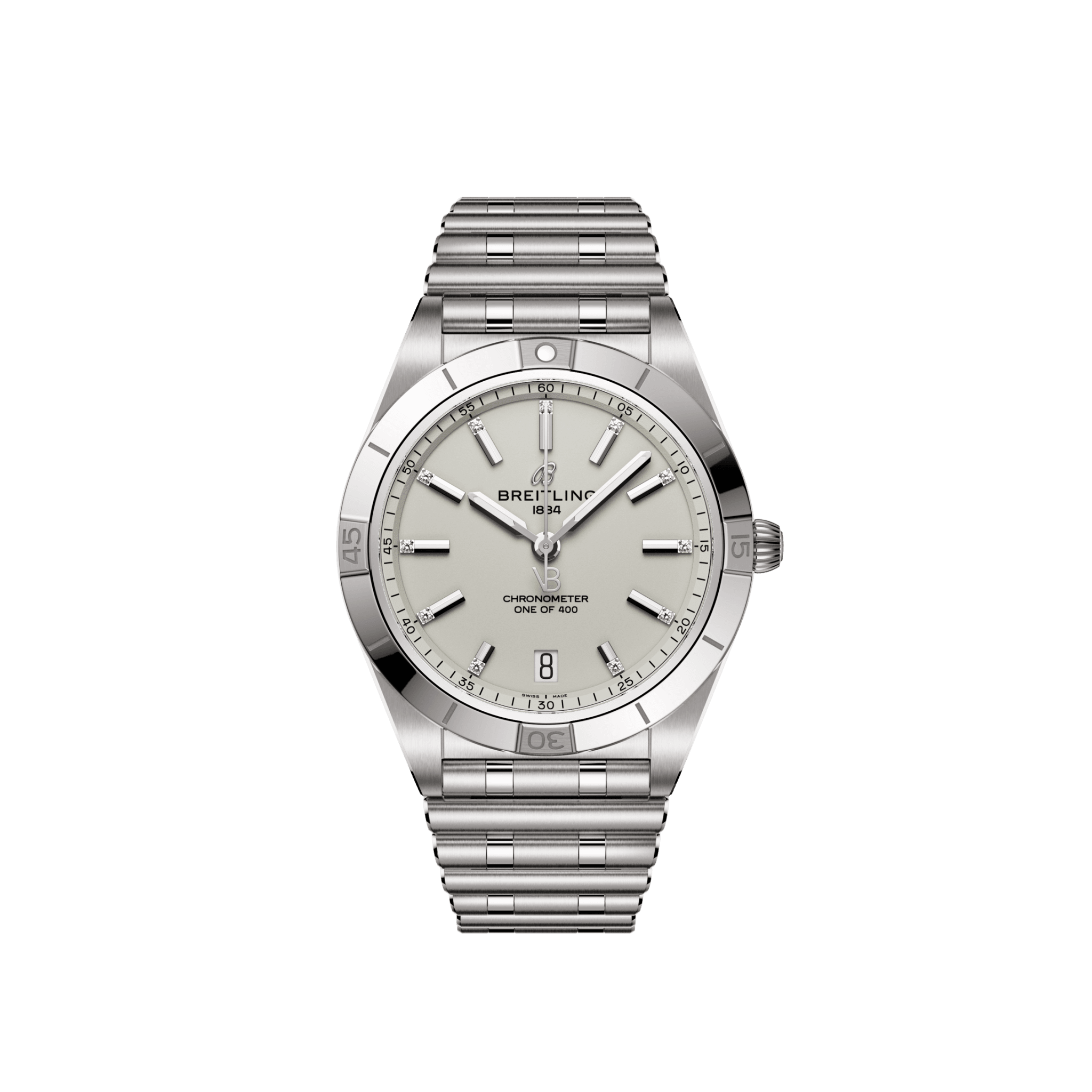 Breitling Chronomat Automatic 36 Victoria Beckham, Stainless steel and Diamonds, Ref# A103801A1G1A1, Unworn 2024
