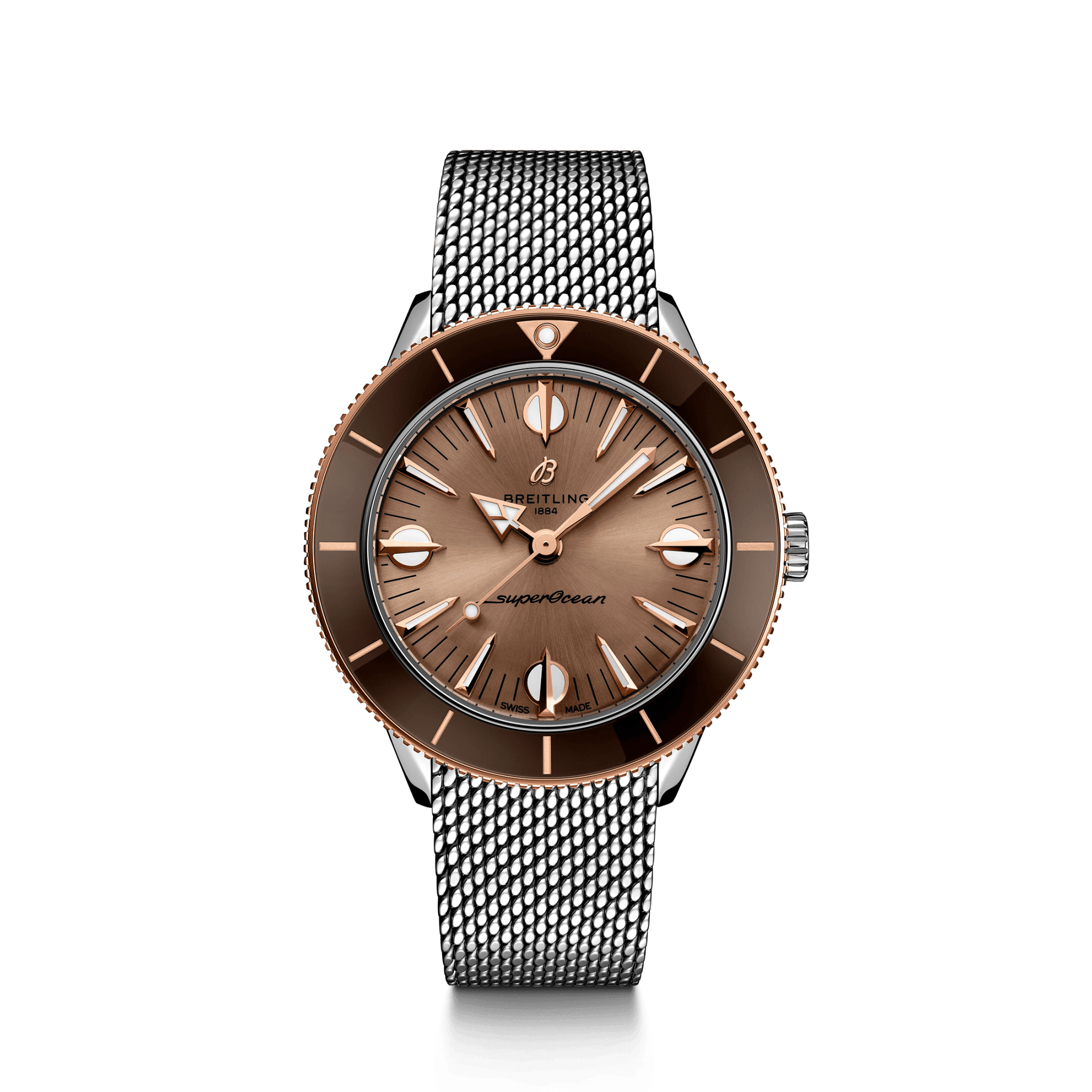 Breitling Superocean Heritage ’57 Highlands, 38mm, Stainless steel and 18k Red Gold, Ref# U10340E31A1A1, Unworn 2024