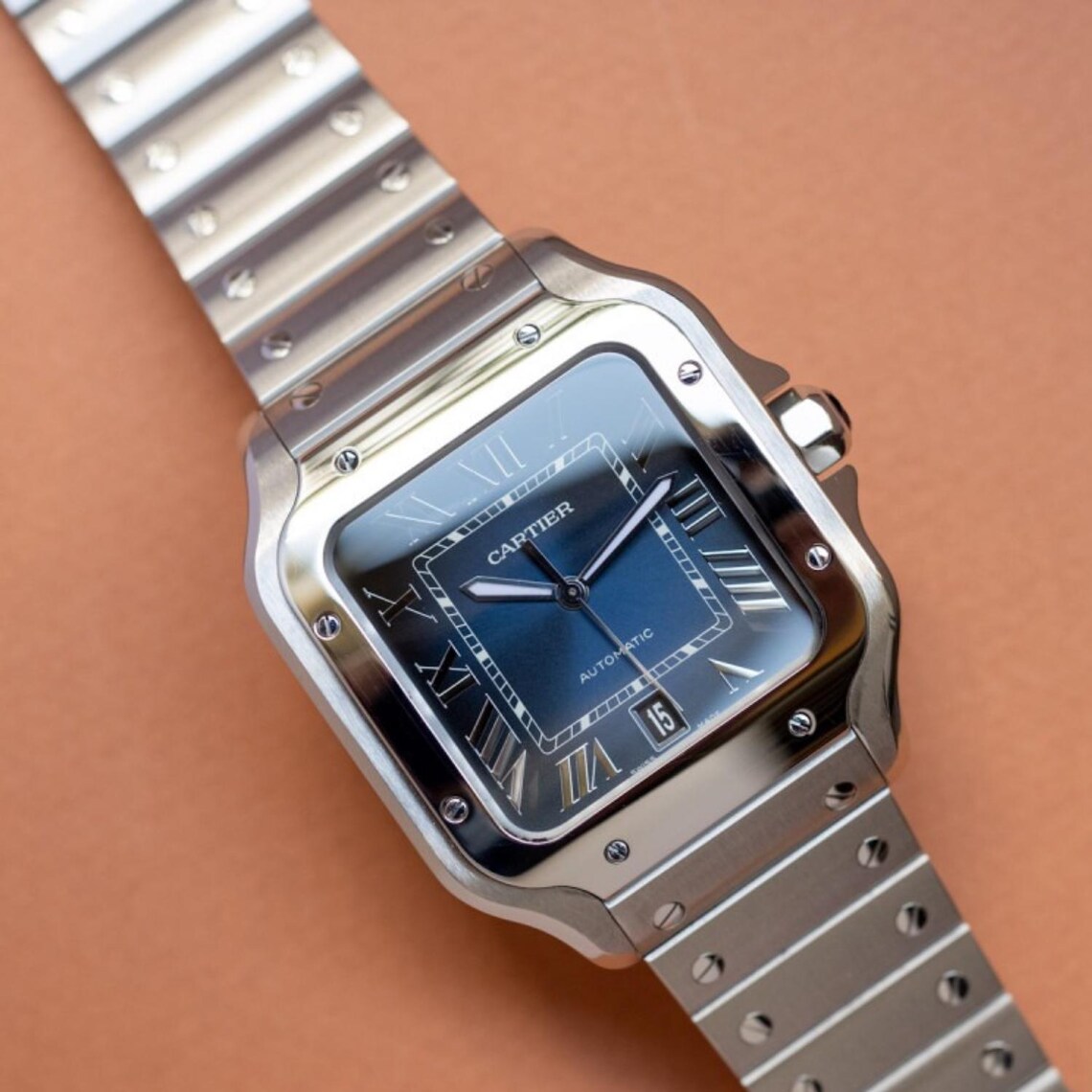 Alternative view of Cartier Santos De Cartier Ref. WSSA0013 – Ships from USA – Free Delivery