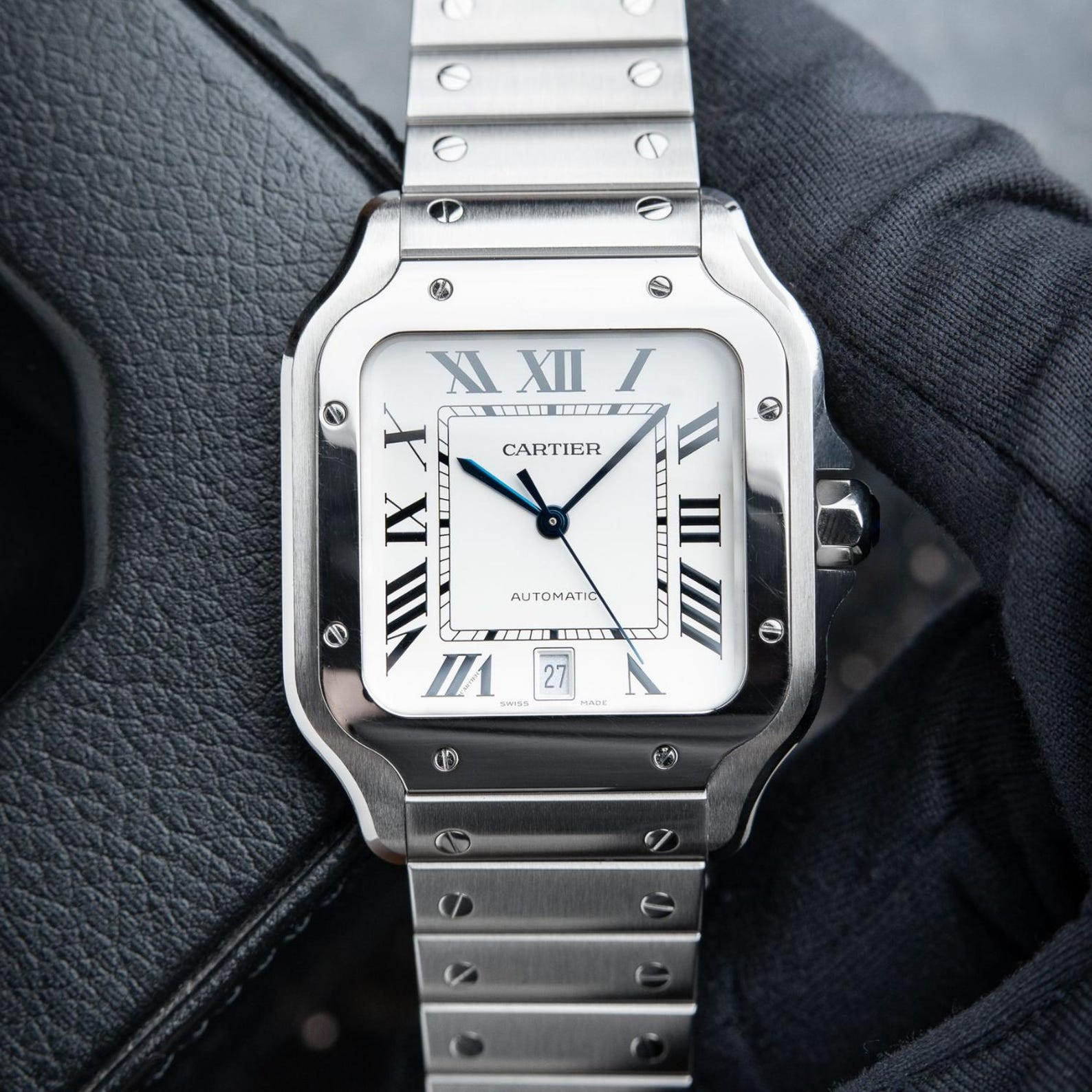 Alternative view of Cartier Santos De Cartier Ref. WSSA0018 – Ships from USA – Free Delivery