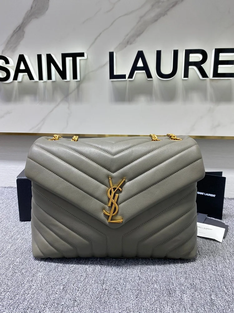 Y Loulou Medium Chain Bag In Y Leather