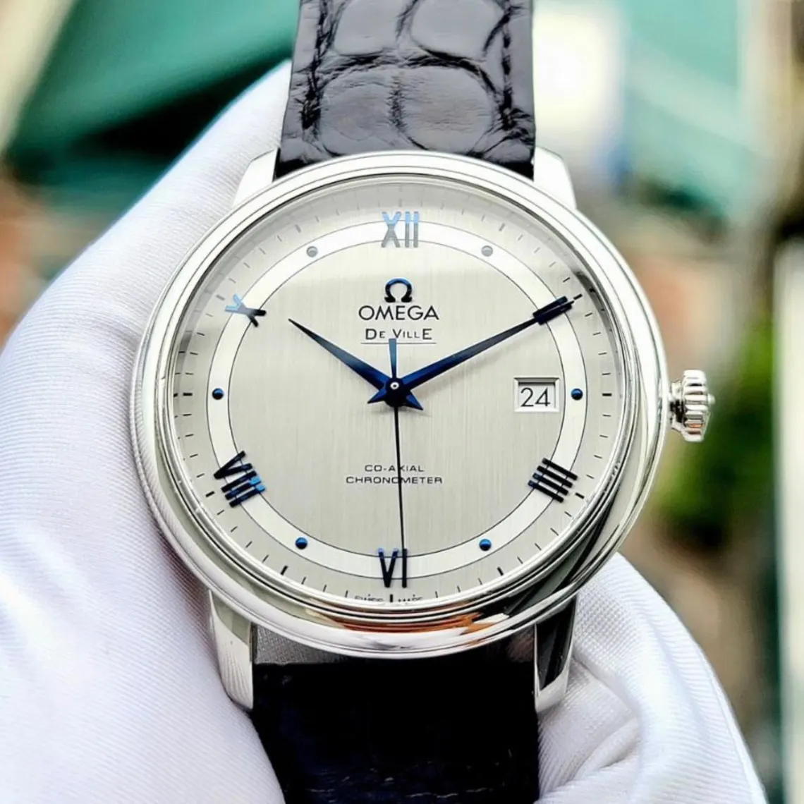Omega De-Ville Prestige Co-Aixial Ref. 42413402002003 Watch – Free Shipping | Minimalist & Luxury Design | Perfect Gift for Him
