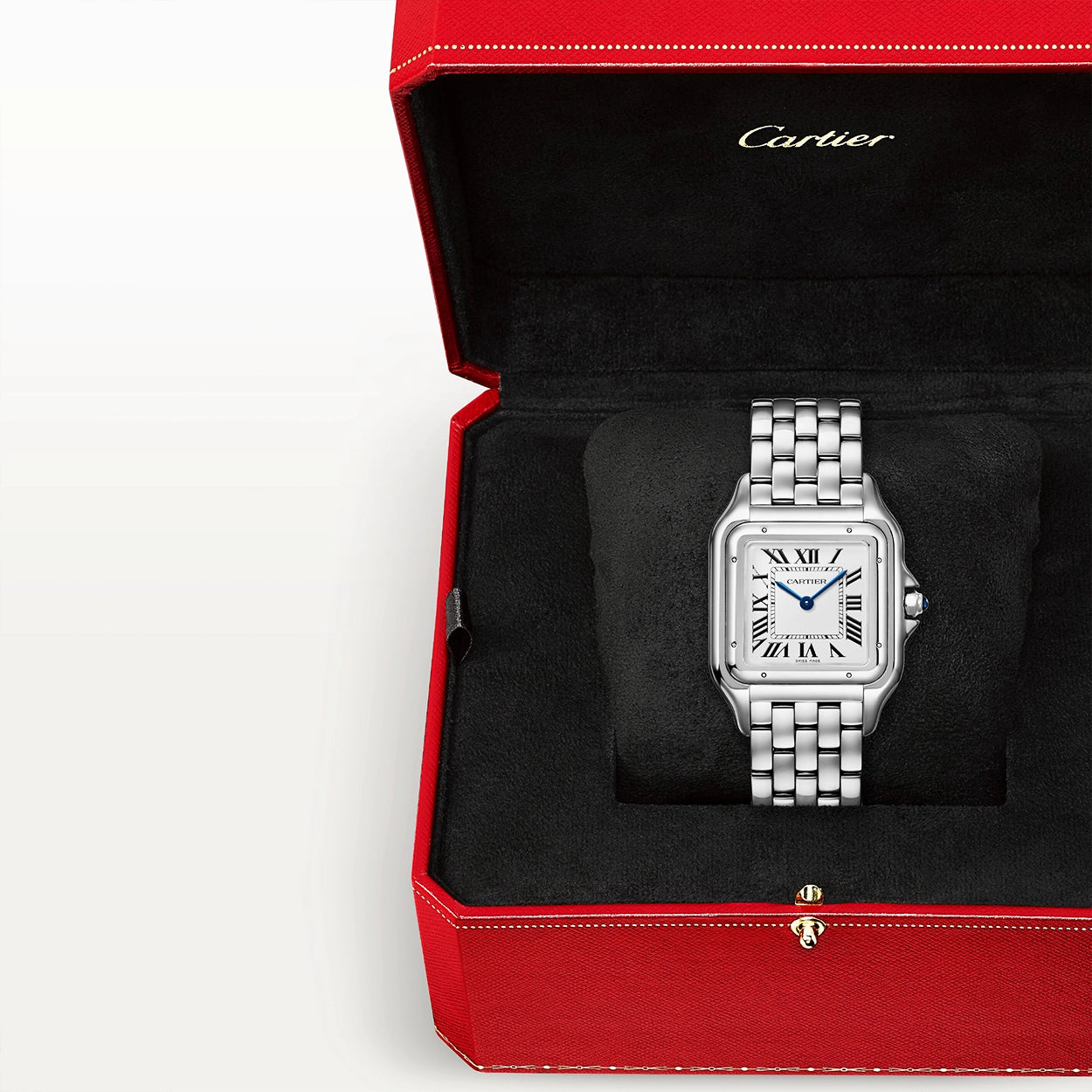 Alternative view of PanthÃ¨re de Cartier Large Steel Bracelet Watch
