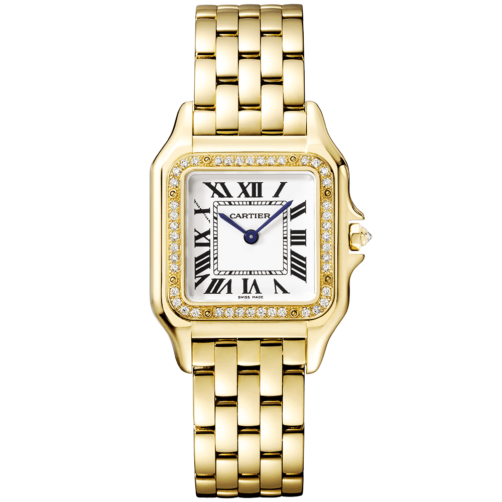 PanthÃ¨re de Cartier Medium 18ct Yellow Gold Diamond Set Watch