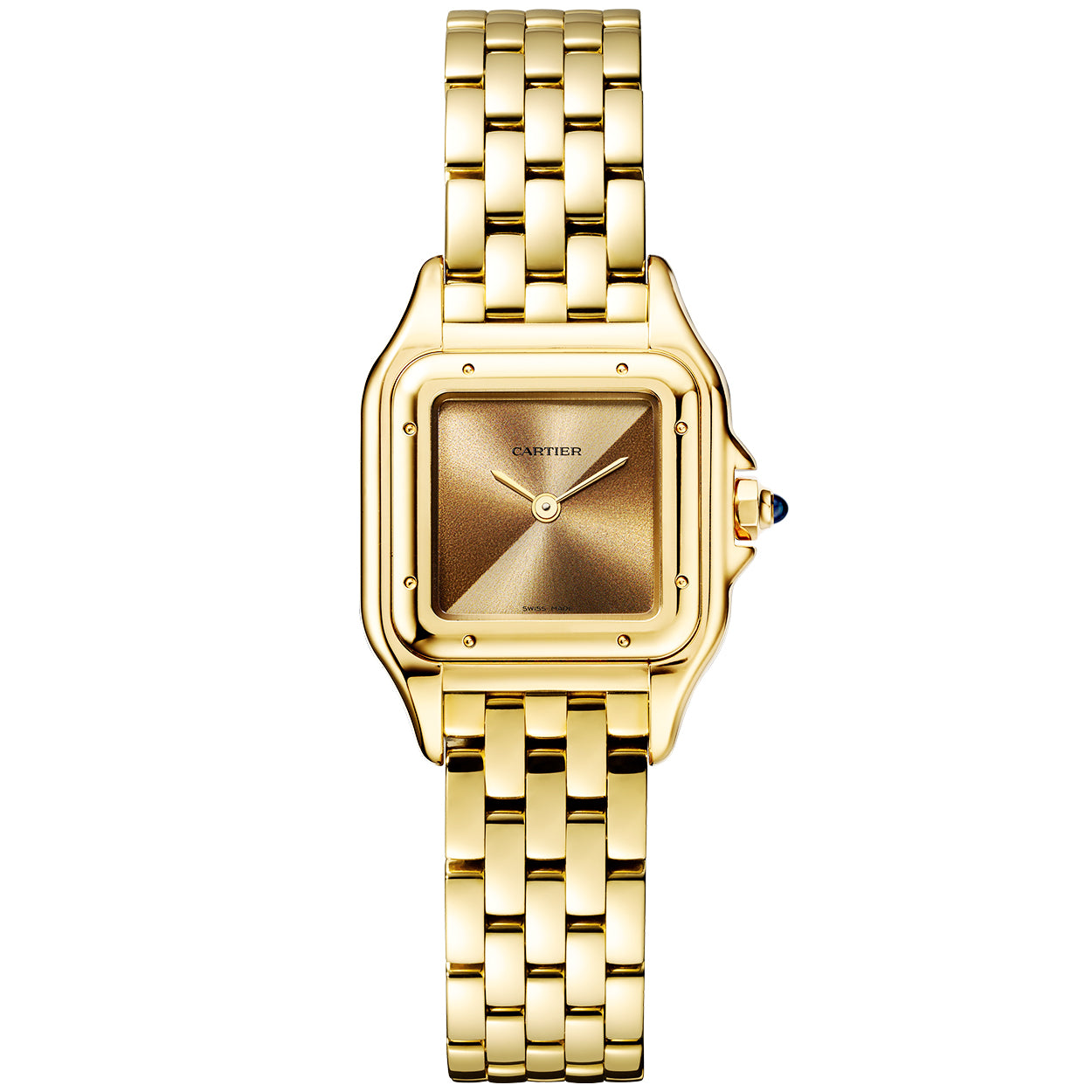 PanthÃ¨re de Cartier Small 18ct Yellow Gold Brown Dial Watch