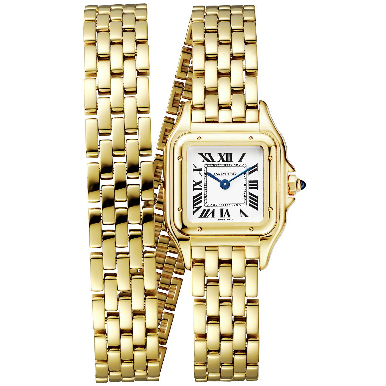 PanthÃ¨re de Cartier Small 18ct Yellow Gold Loop Bracelet Watch