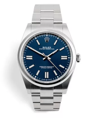Rolex 124300 Oyster Perpetual 41 ‘Bright Blue’ Brand New
