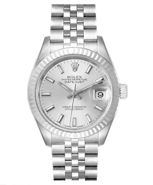 Rolex 179174 Diamond Lady Datejust “White Gold Bezel” Mother Of Pearl-White