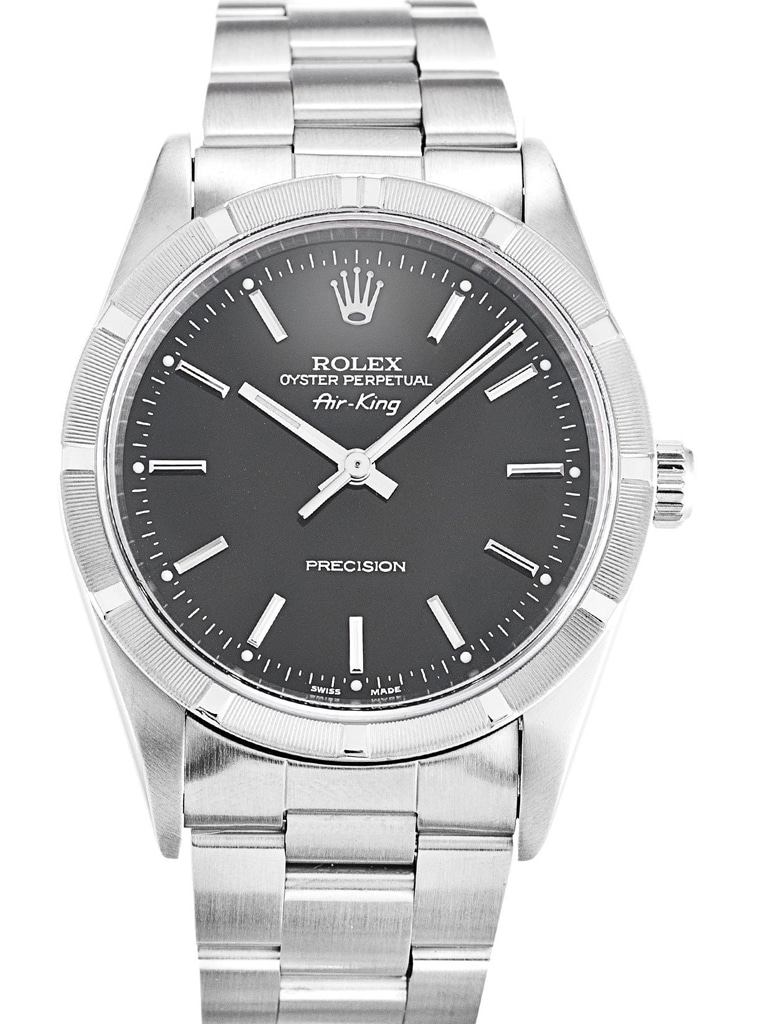 Alternative view of Rolex Air-King 34mm Dial Black Ref.14010
