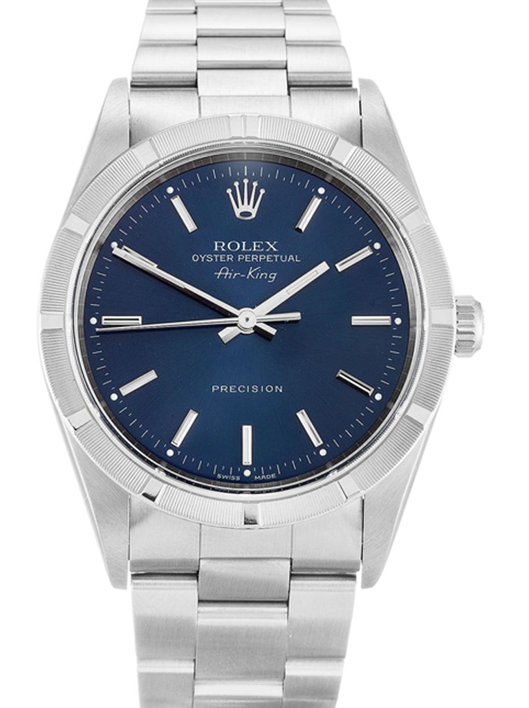 Alternative view of Rolex Air-King 34mm Dial Blue Ref.14010M