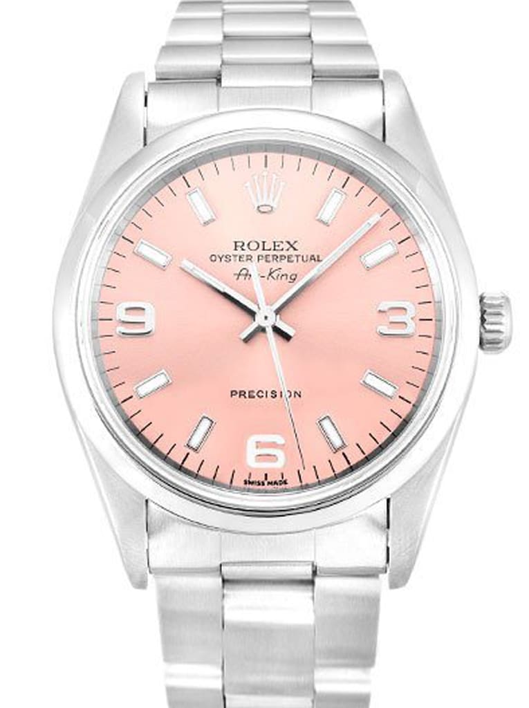 Alternative view of Rolex Air-King 34mm Dial Pink Ref.14000