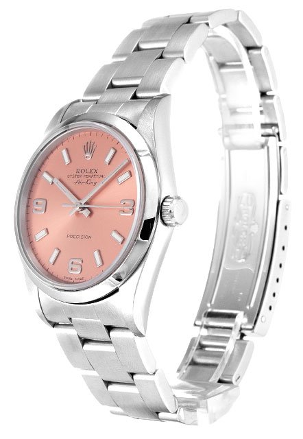 Alternative view of Rolex Air-King 34mm Dial Pink Ref.14000