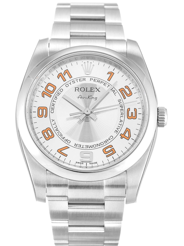 Alternative view of Rolex Air-King 34mm Dial Silver Ref.114200