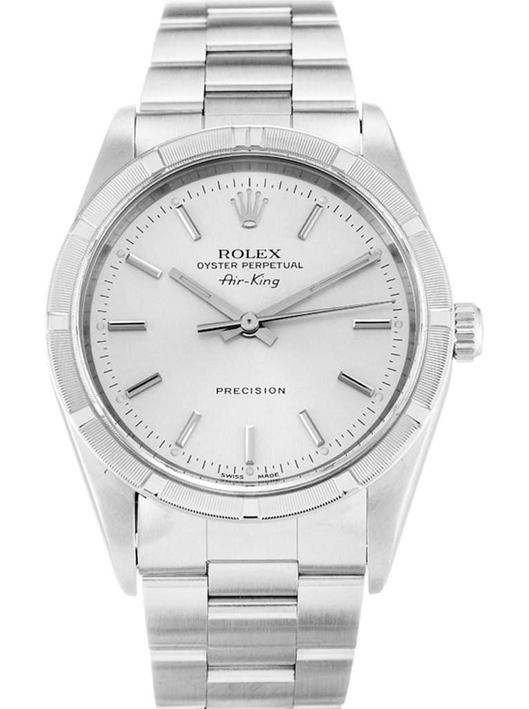 Alternative view of Rolex Air-King 34mm Dial Silver Ref.14010M