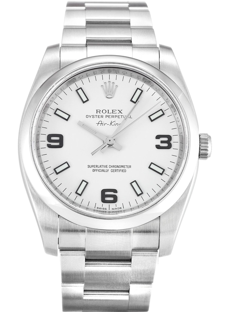 Alternative view of Rolex Air-King 34mm Dial White Ref.114200