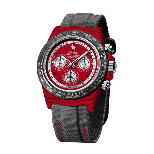 Alternative view of ROLEX Diw Daytona avia red 40mm oyster red quartz