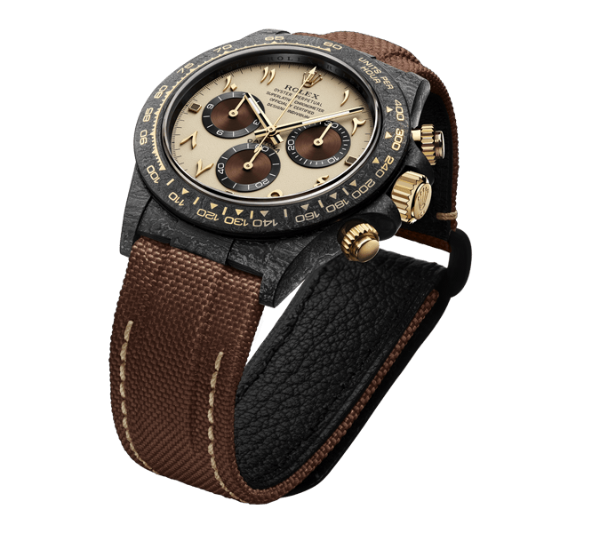 Alternative view of ROLEX Diw Daytona carbon desert eagle arabic 40mm oyster black