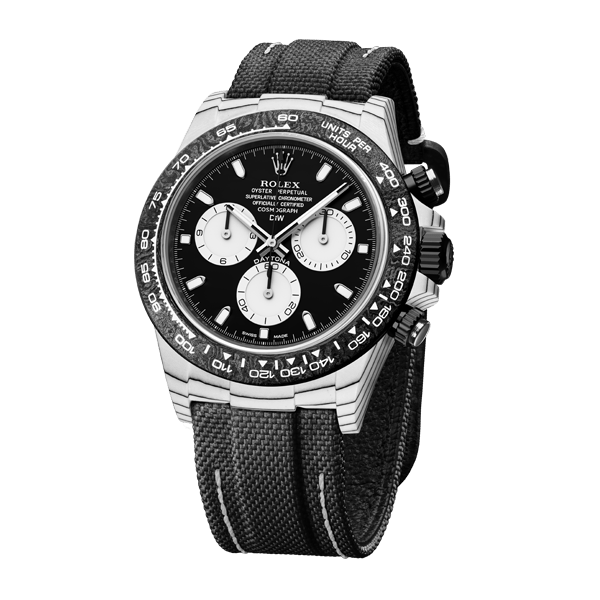 Alternative view of ROLEX Diw Daytona quartz fiber irbis v2 40mm oyster white