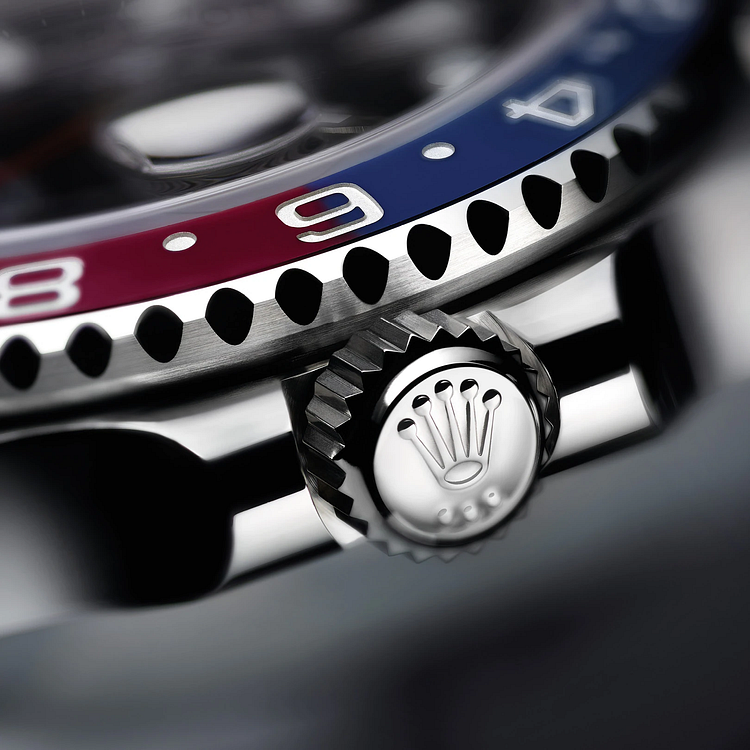 Alternative view of Rolex GMT Master II Pepsi Black Dial Stainless Steel Mens Watch 126710blro-0001