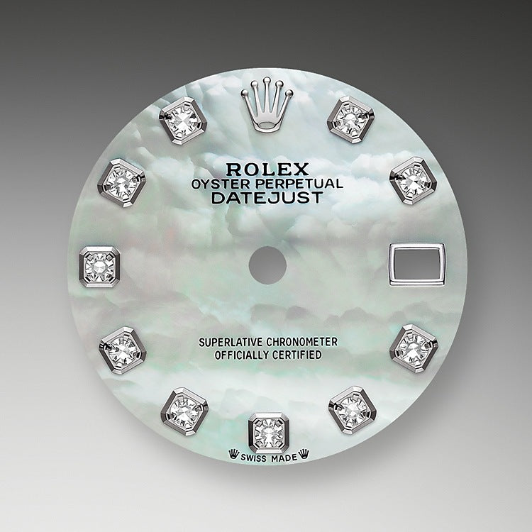 Rolex Lady-Datejust 28, Oystersteel and 18k White Gold, Ref# 279174-0010 - Image 7