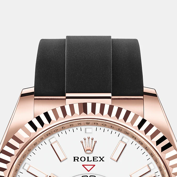 Rolex Sky-Dweller 42mm, 18k Everose Gold, Oysterflex, Ref# 326235-0004 - Image 5