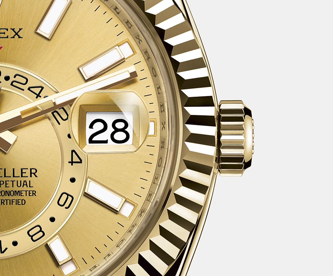 Rolex Sky-Dweller 42mm, 18k Yellow Gold, Ref# 326938-0003 - Image 8