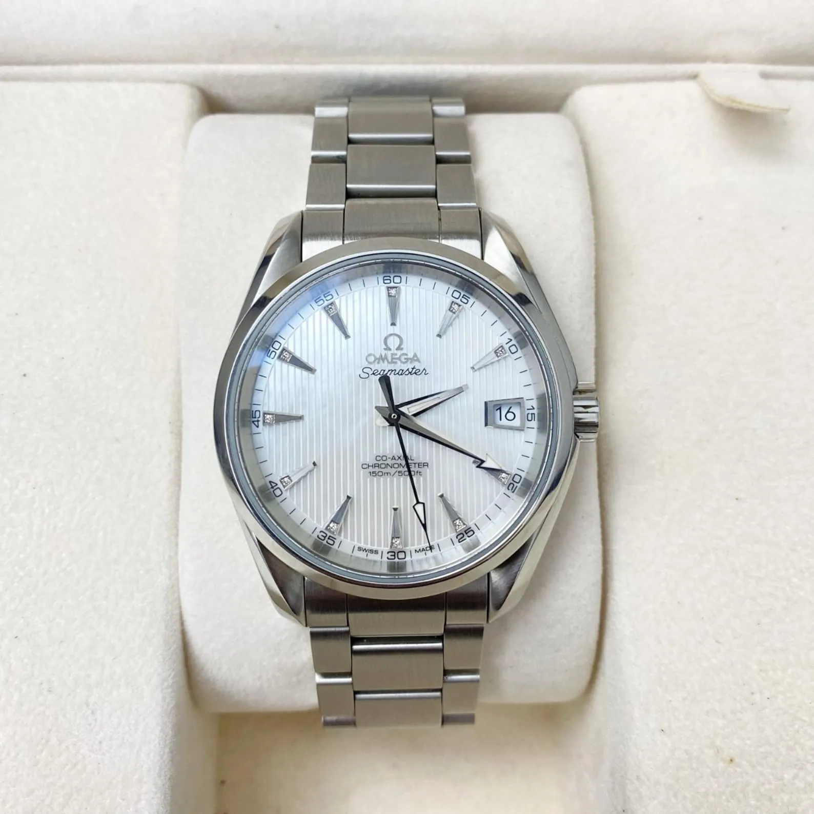 Omega Seamaster Aqua Terra Co-Axial Steel Ref. 231.10.39.21.55.001 Watch – Free Shipping | Minimalist & Luxury Design | Perfect Gift for Him